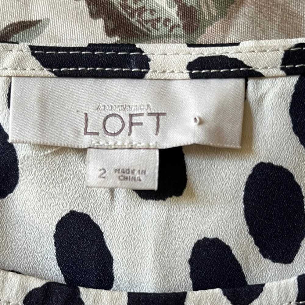 Loft Beige Black Printed Romper - Picture 14 of 16